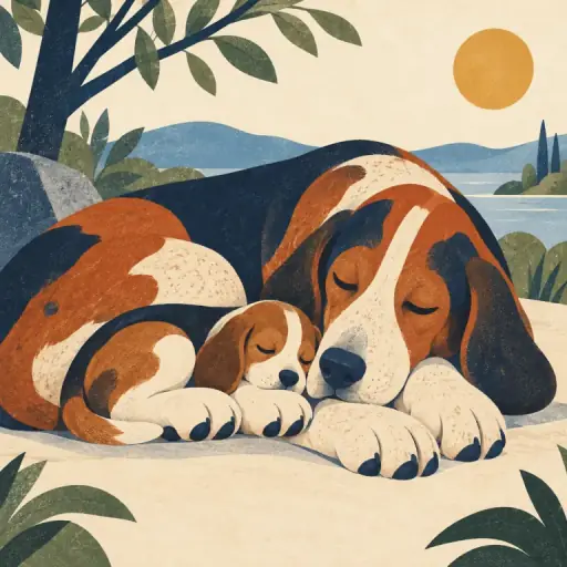 Tranh minh họa từ puppy