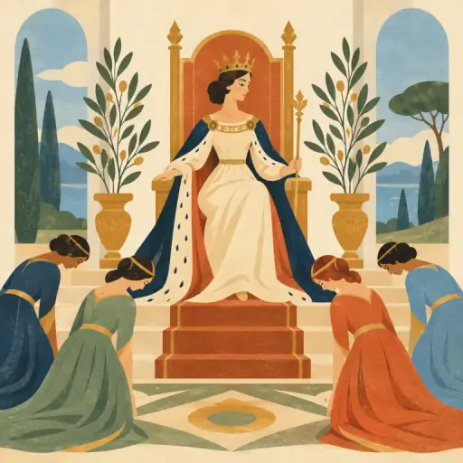Tranh minh họa từ queen