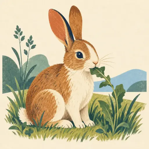 Tranh minh họa từ rabbit