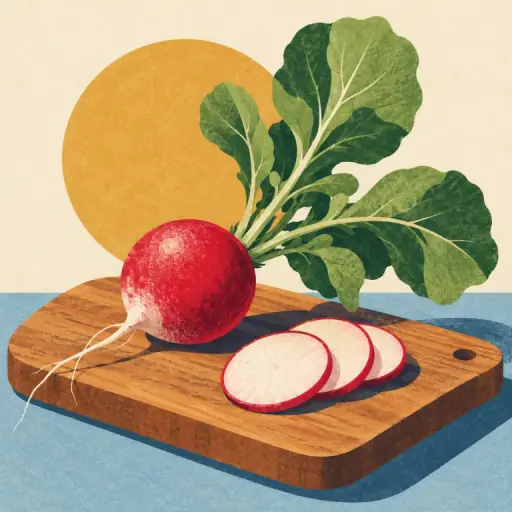 Tranh minh họa từ radish