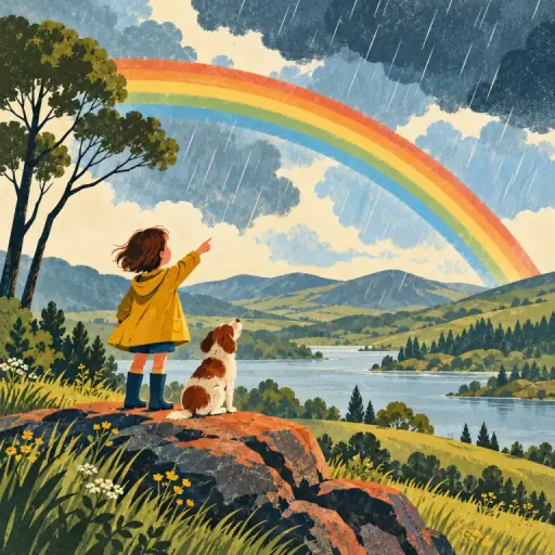 Tranh minh họa từ rainbow