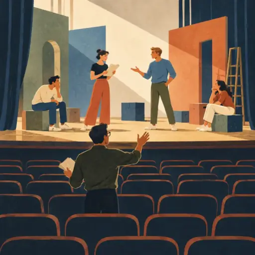 Tranh minh họa từ rehearsal