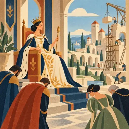 Tranh minh họa từ reign