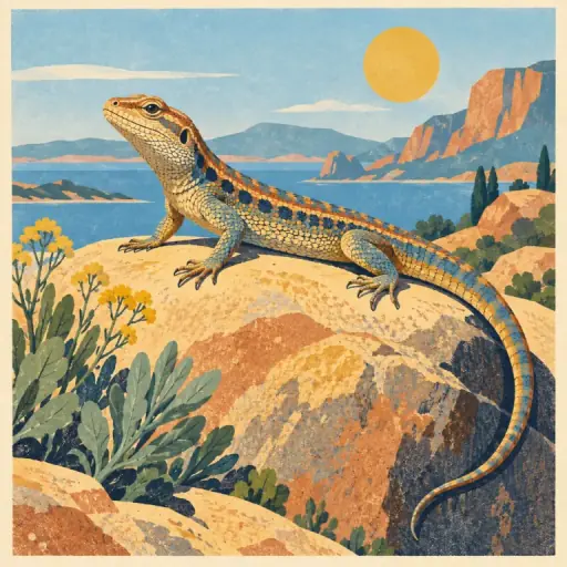 Tranh minh họa từ reptile
