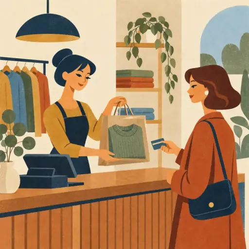 Tranh minh họa từ retail