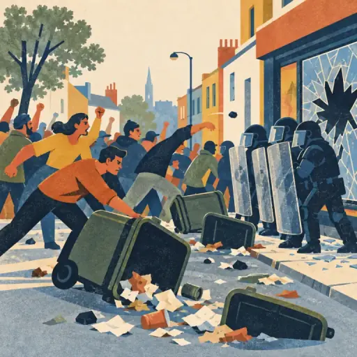 Tranh minh họa từ riot