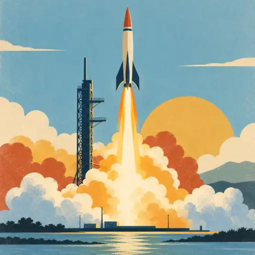 Tranh minh họa từ rocket