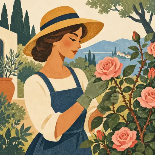 Tranh minh họa từ rose