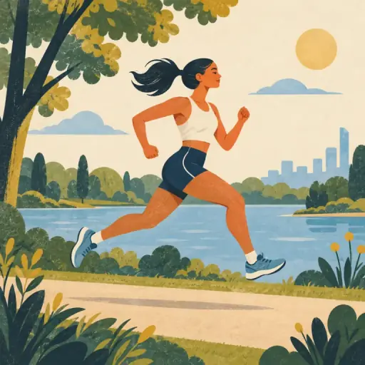 Tranh minh họa từ run