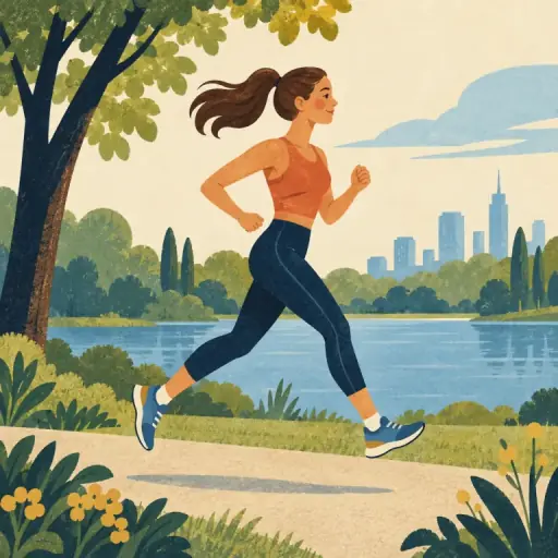 Tranh minh họa từ running