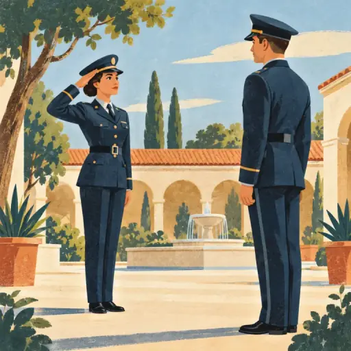 Tranh minh họa từ salute