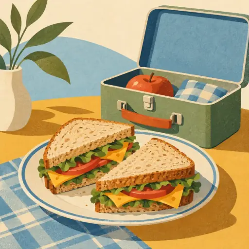 Tranh minh họa từ sandwich