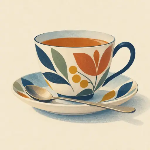 Tranh minh họa từ saucer