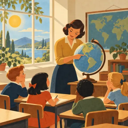 Tranh minh họa từ schooling