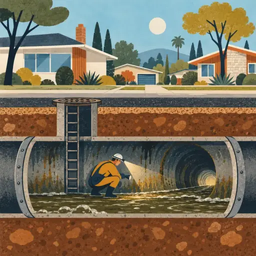 Tranh minh họa từ sewer