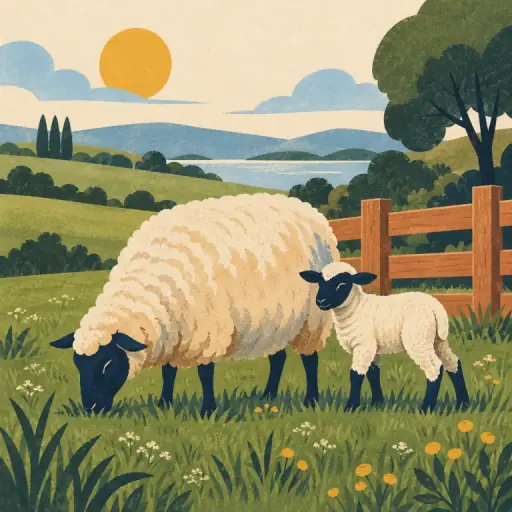 Tranh minh họa từ sheep