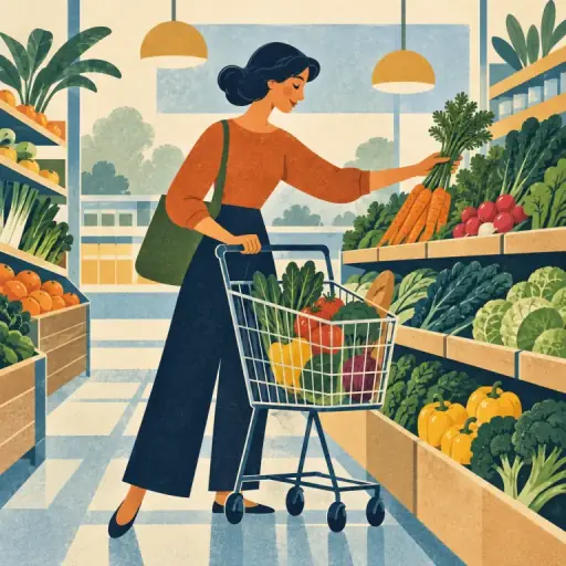 Tranh minh họa từ shopping