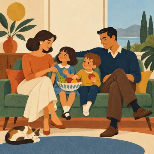 Tranh minh họa từ sibling