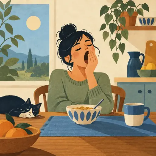 Tranh minh họa từ sleepiness