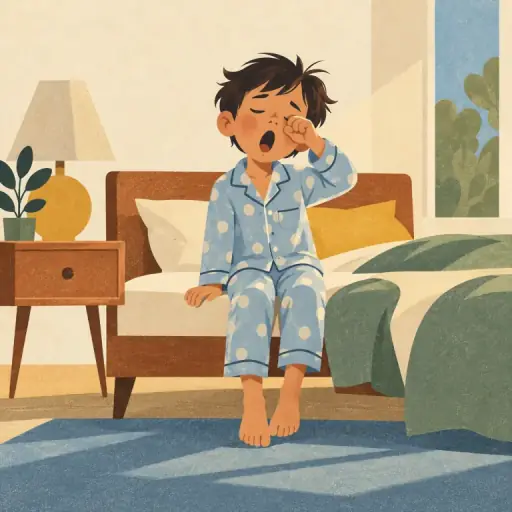 Tranh minh họa từ sleepy
