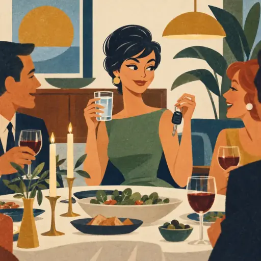 Tranh minh họa từ sober