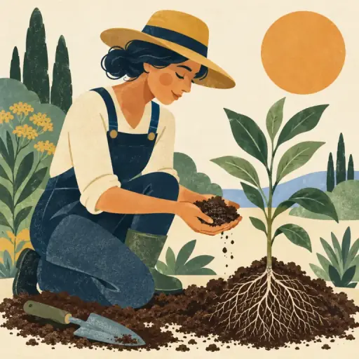 Tranh minh họa từ soil