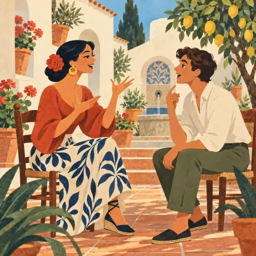 Tranh minh họa từ Spanish