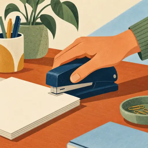 Tranh minh họa từ stapler