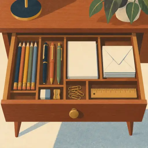 Tranh minh họa từ stationery