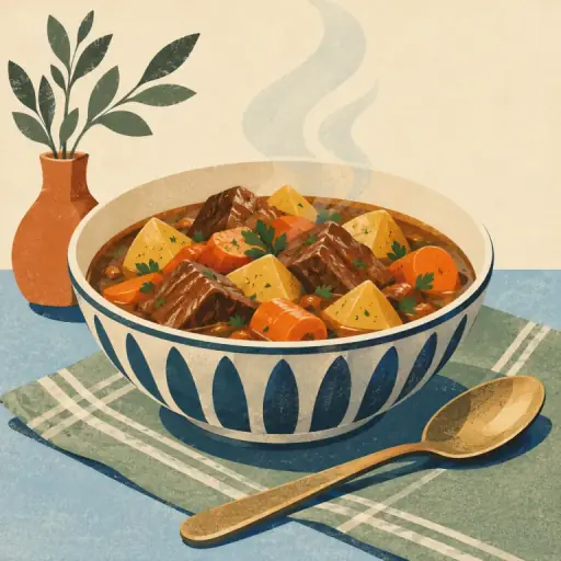 Tranh minh họa từ stew