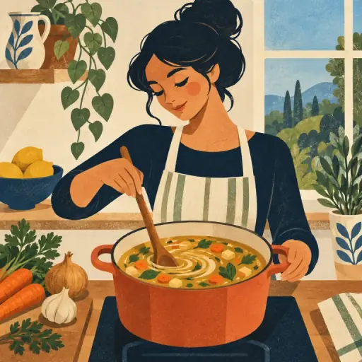 Tranh minh họa từ stir