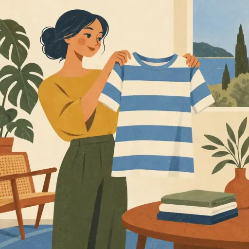 Tranh minh họa từ striped