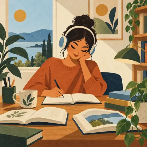 Tranh minh họa từ study