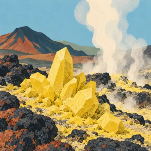 Tranh minh họa từ sulphur