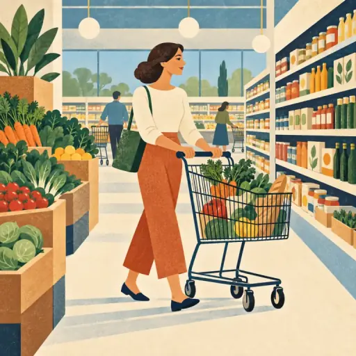 Tranh minh họa từ supermarket