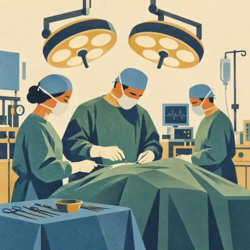 Tranh minh họa từ surgery