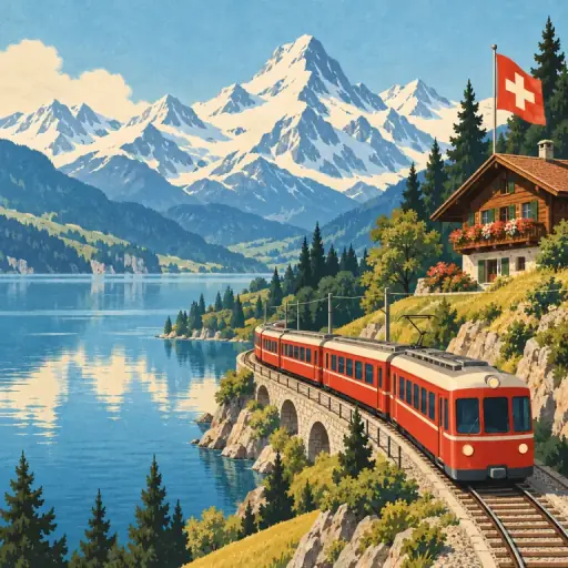 Tranh minh họa từ Switzerland
