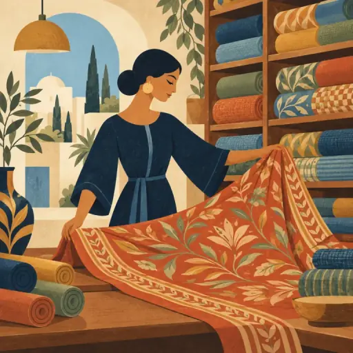 Tranh minh họa từ textile