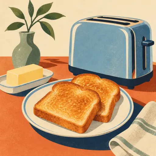 Tranh minh họa từ toast