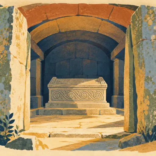 Tranh minh họa từ tomb