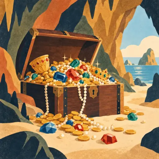 Tranh minh họa từ treasure
