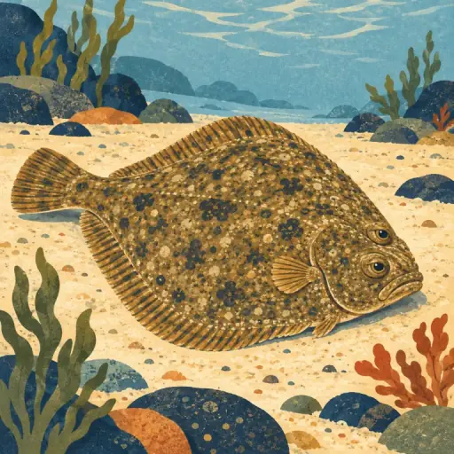Tranh minh họa từ turbot