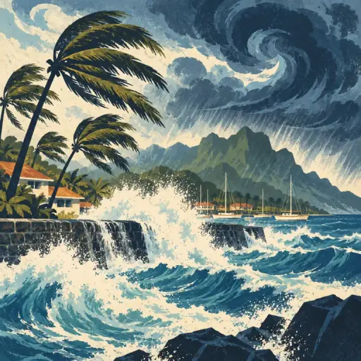Tranh minh họa từ typhoon