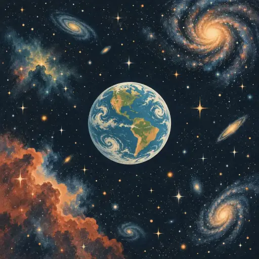 Tranh minh họa từ universe