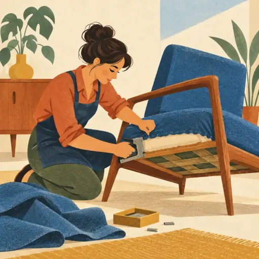 Tranh minh họa từ upholster