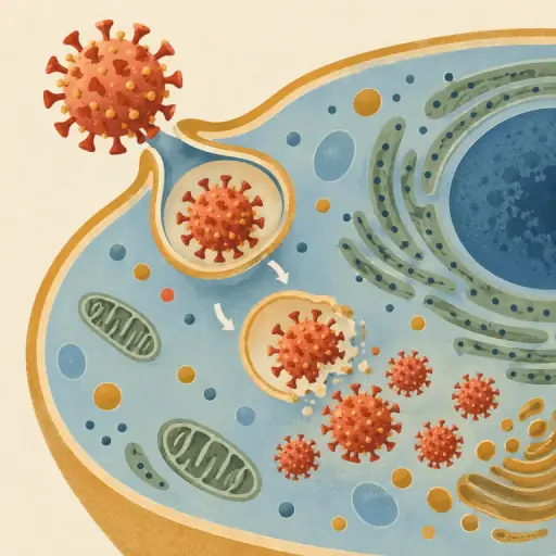 Tranh minh họa từ virus