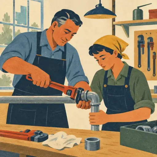 Tranh minh họa từ vocational