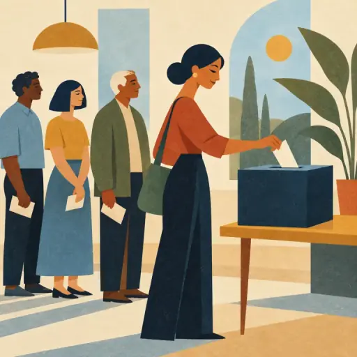 Tranh minh họa từ vote