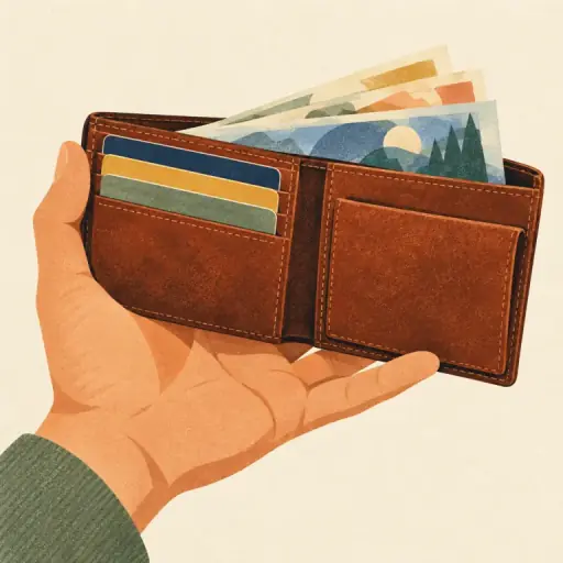 Tranh minh họa từ wallet