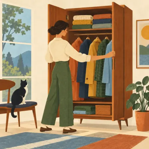 Tranh minh họa từ wardrobe